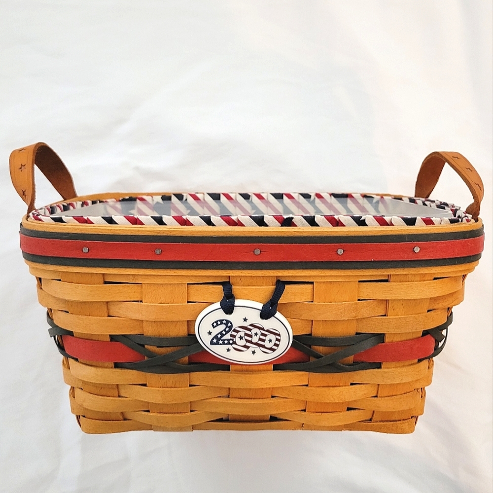 Longaberger 2000 Century Celebration with Handles and Removable Divider